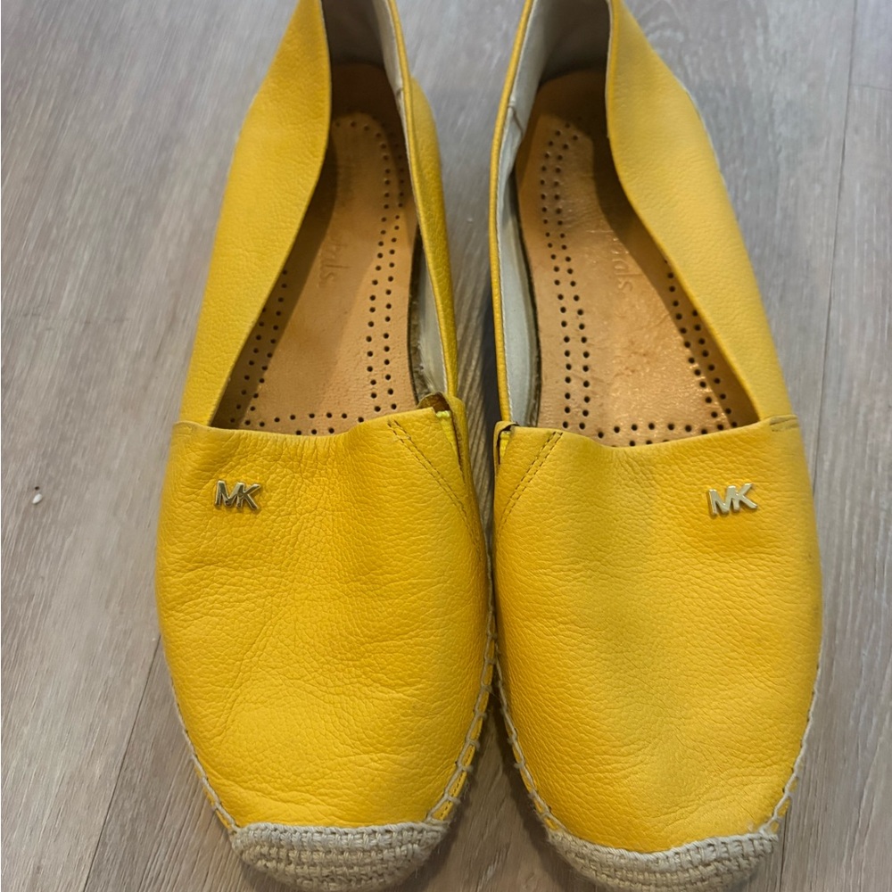 Michael Kors Bright Yellow Espadrilles